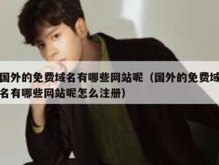 国外的免费域名有哪些网站呢（国外的免费域名有哪些网站呢怎么注册）