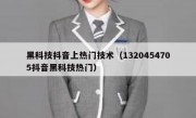 黑科技抖音上热门技术（1320454705抖音黑科技热门）