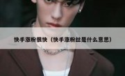 快手涨粉很快（快手涨粉丝是什么意思）