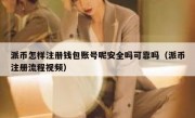 派币怎样注册钱包账号呢安全吗可靠吗（派币注册流程视频）