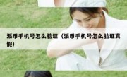 派币手机号怎么验证（派币手机号怎么验证真假）