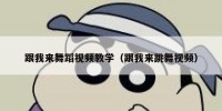 跟我来舞蹈视频教学（跟我来跳舞视频）