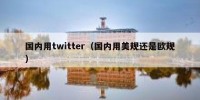 国内用twitter（国内用美规还是欧规）