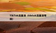 TikTok流量池（tiktok流量池等级）