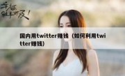 国内用twitter赚钱（如何利用twitter赚钱）