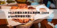 ins上的播放次数怎么算的啊（instagram视频播放次数）