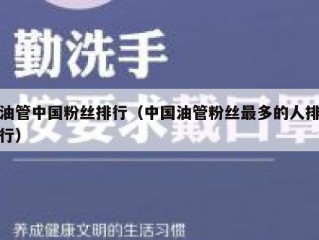 油管中国粉丝排行（中国油管粉丝最多的人排行）