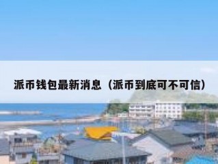 派币钱包最新消息（派币到底可不可信）