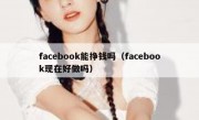 facebook能挣钱吗（facebook现在好做吗）