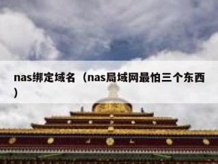nas绑定域名（nas局域网最怕三个东西）