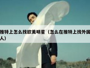 推特上怎么找欧美明星（怎么在推特上找外国人）