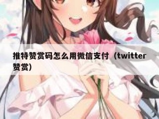 推特赞赏码怎么用微信支付（twitter赞赏）