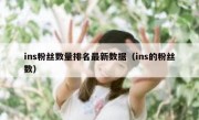 ins粉丝数量排名最新数据（ins的粉丝数）