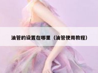 油管的设置在哪里（油管使用教程）