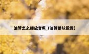油管怎么播放音频（油管播放设置）