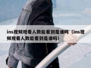 ins视频观看人数能看到是谁吗（ins视频观看人数能看到是谁吗）
