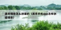 派币钱包怎么创建的（派币手机app怎样创造钱包）