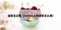 油管怎么看（switch上的油管怎么看）