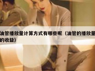 油管播放量计算方式有哪些呢（油管的播放量的收益）