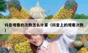 抖音观看的次数怎么计算（抖音上的观看次数）