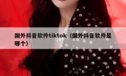 国外抖音软件tiktok（国外抖音软件是哪个）