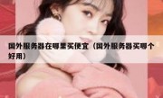 国外服务器在哪里买便宜（国外服务器买哪个好用）