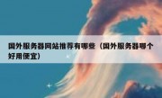 国外服务器网站推荐有哪些（国外服务器哪个好用便宜）