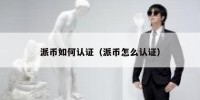 派币如何认证（派币怎么认证）