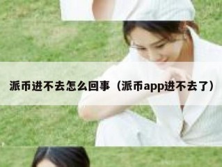 派币进不去怎么回事（派币app进不去了）