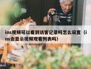 ins视频可以看到访客记录吗怎么设置（ins会显示视频观看列表吗）