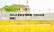 tiktok目前全球数据（tiktok全球榜）