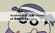 facebook数据门结果（facebook 数据能做什么）