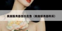 美国服务器低价出售（美国服务器购买）