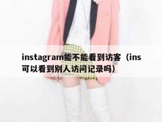 instagram能不能看到访客（ins可以看到别人访问记录吗）