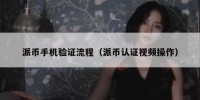 派币手机验证流程（派币认证视频操作）