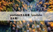 youtube怎么能看（youtube 怎么看）