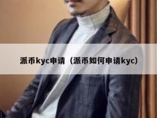 派币kyc申请（派币如何申请kyc）