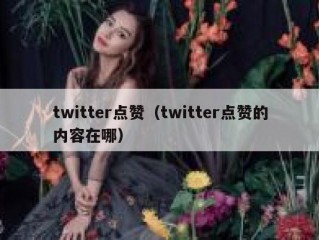twitter点赞（twitter点赞的内容在哪）