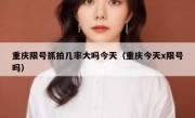 重庆限号抓拍几率大吗今天（重庆今天x限号吗）