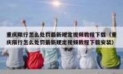 重庆限行怎么处罚最新规定视频教程下载（重庆限行怎么处罚最新规定视频教程下载安装）