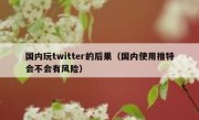国内玩twitter的后果（国内使用推特会不会有风险）