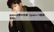 gopro9预计价格（gopro 9值得买吗）