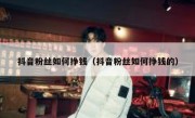 抖音粉丝如何挣钱（抖音粉丝如何挣钱的）