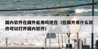 国内软件在国外能用吗现在（在国外用什么软件可以打开国内软件）