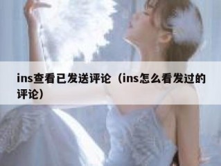 ins查看已发送评论（ins怎么看发过的评论）