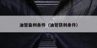 油管盈利条件（油管获利条件）
