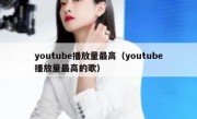 youtube播放量最高（youtube播放量最高的歌）