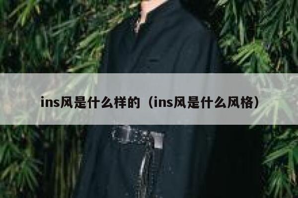 ins风是什么样的（ins风是什么风格） 第1张