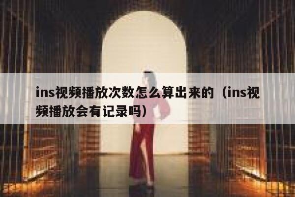 ins视频播放次数怎么算出来的（ins视频播放会有记录吗） 第1张