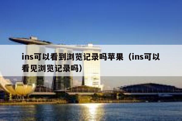 ins可以看到浏览记录吗苹果（ins可以看见浏览记录吗） 第1张